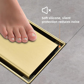 Kuaisailsk X-shape drain design promotes rapid water drainage.