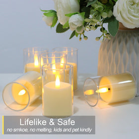 Kuandawei acrylic-shell LED candles provide durable, break-resistant decorative lighting