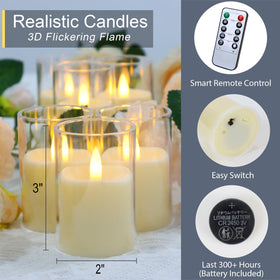 Kuandawei remote-control LED candles offering convenient hands-free ambiance at home