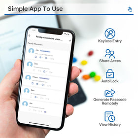 KUCACCI app control for remote lock management