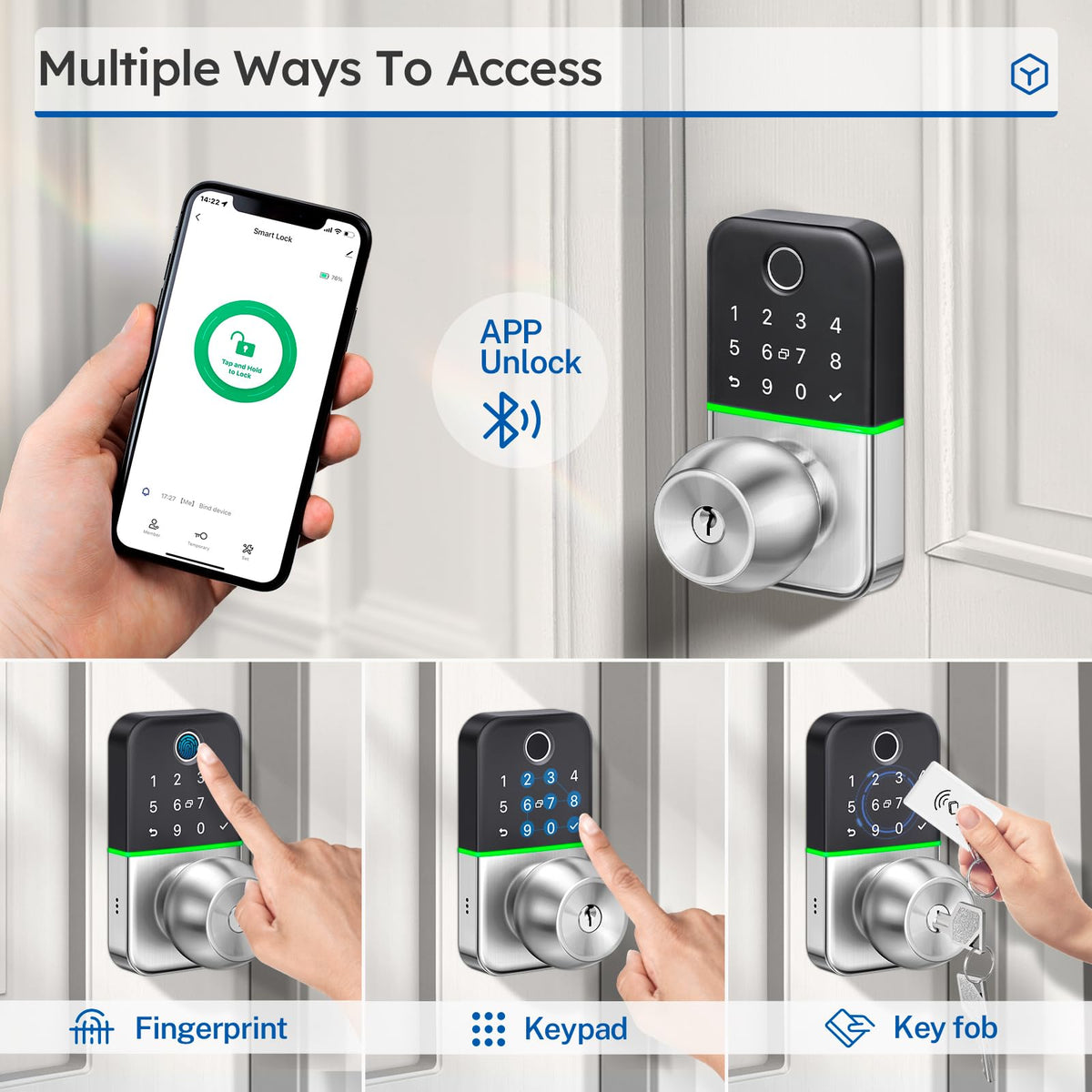 KUCACCI fingerprint entry enables fast, contactless access