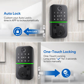 KUCACCI Auto-lock feature keeps your door secured after delay