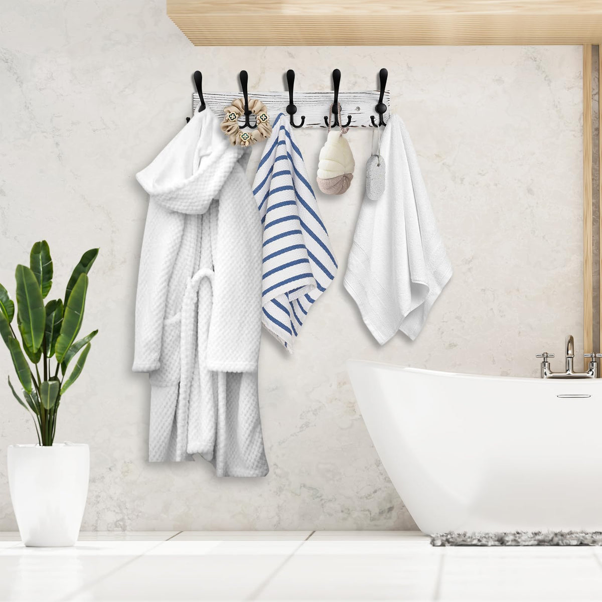 Kuhhome coat rack hanging coats and bags for daily use