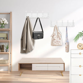 Kuhome wall-mounted coat rack in action blends with modern decor