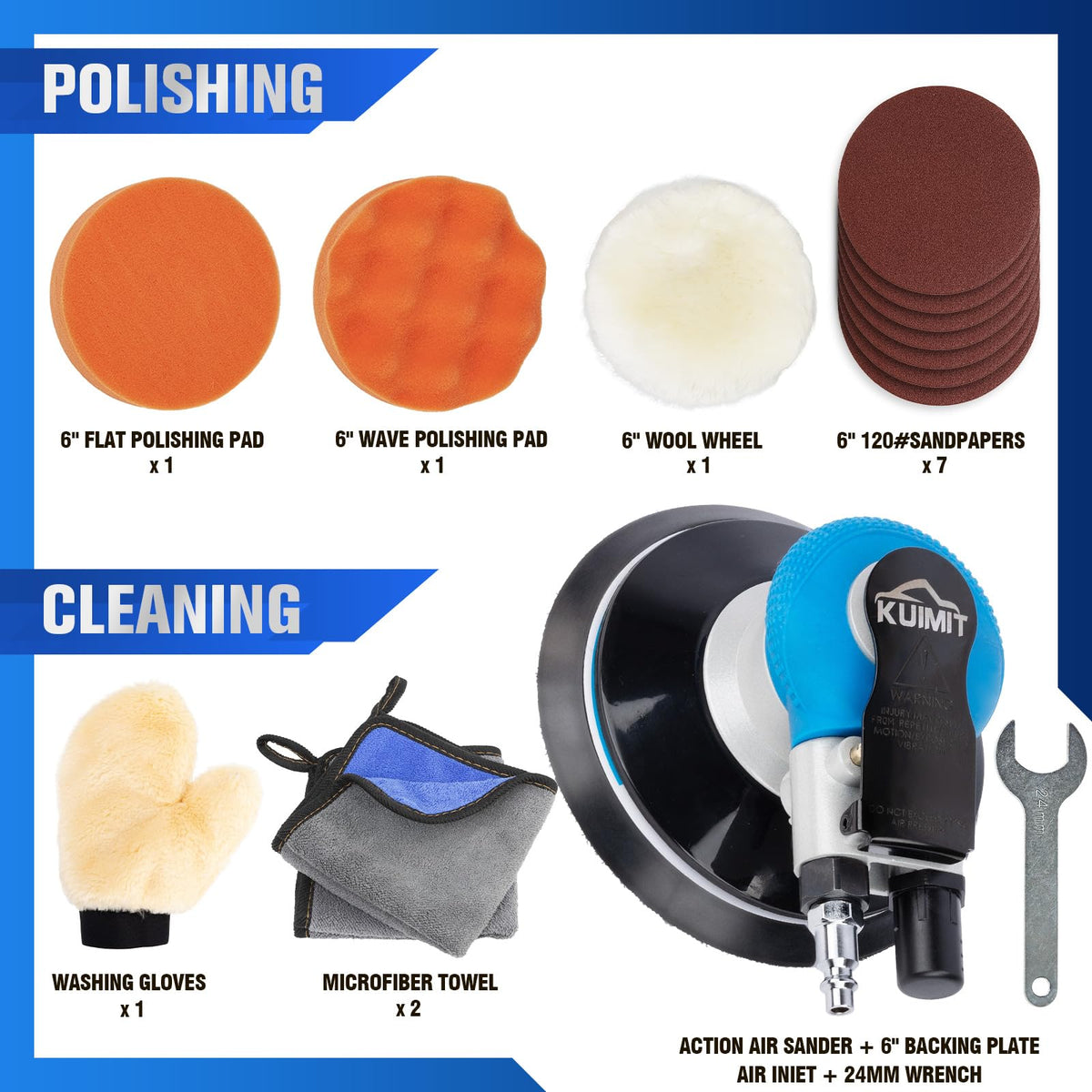 Compact tool with full workshop kit for fast project starts.