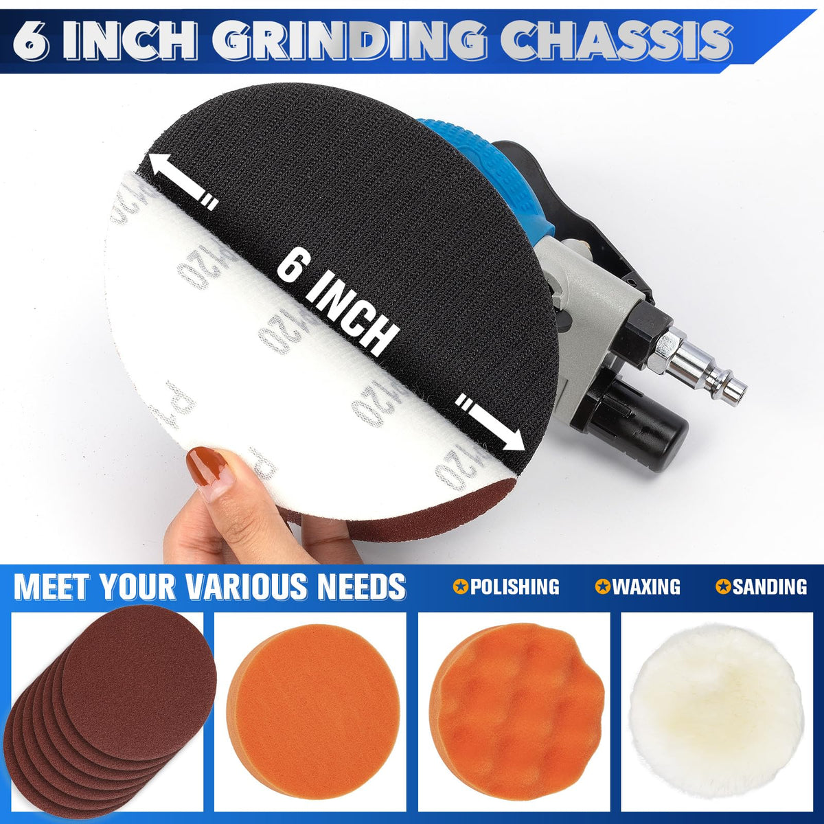 KUIMIT ergonomic-grip sander for comfortable long sessions.