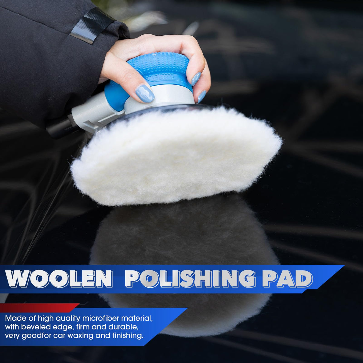 Includes pad, cloths, sponge pads, mitt, fittings, wrench, and microfiber kit.