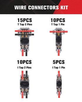 Kuject 3-way wire tap for multiple taps in tight spaces.