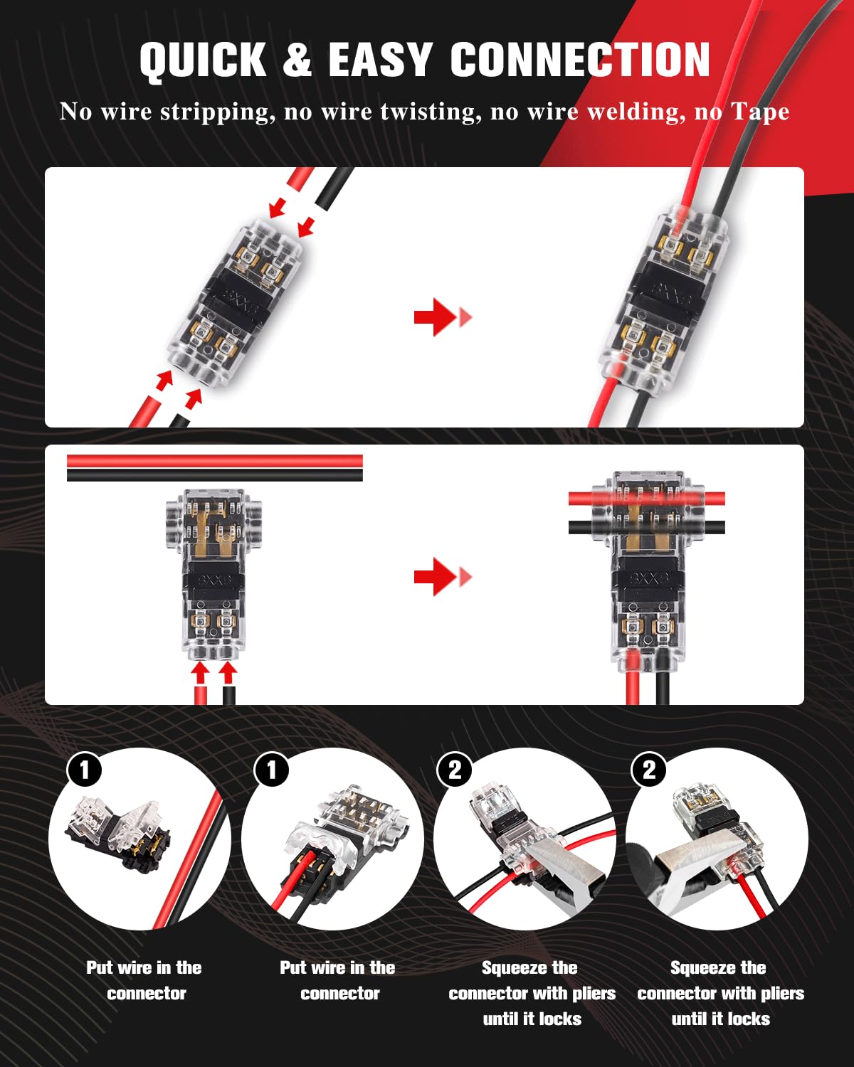 Kuject low-voltage connector supports up to 120V for apps.