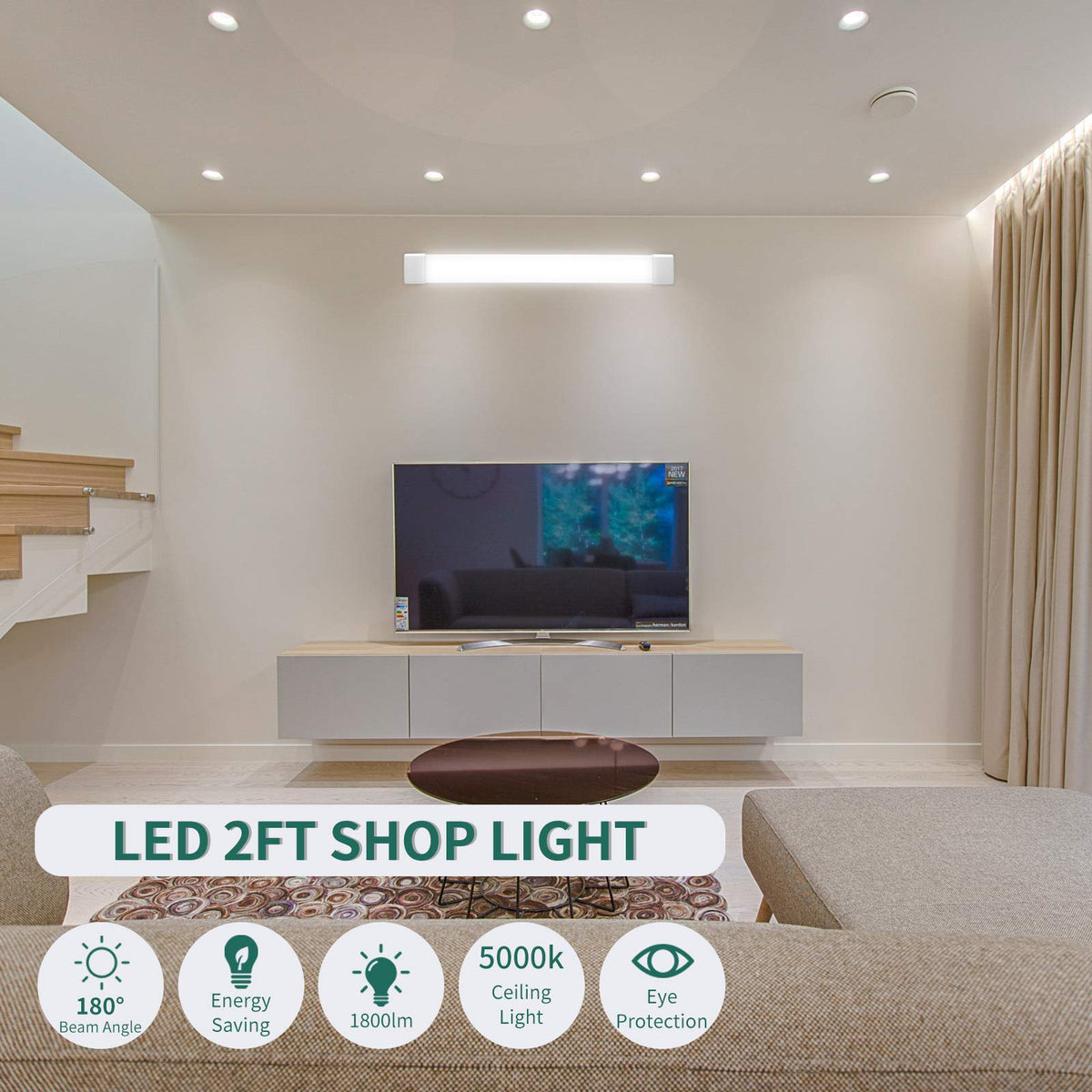 KUKUMAO linkable LED tube light enables seamless multi-light setups for workshops.