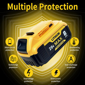 Kulatiom Dewalt compatibility with DCB203/204/206/202 and DCD/DCF/DCG series tools