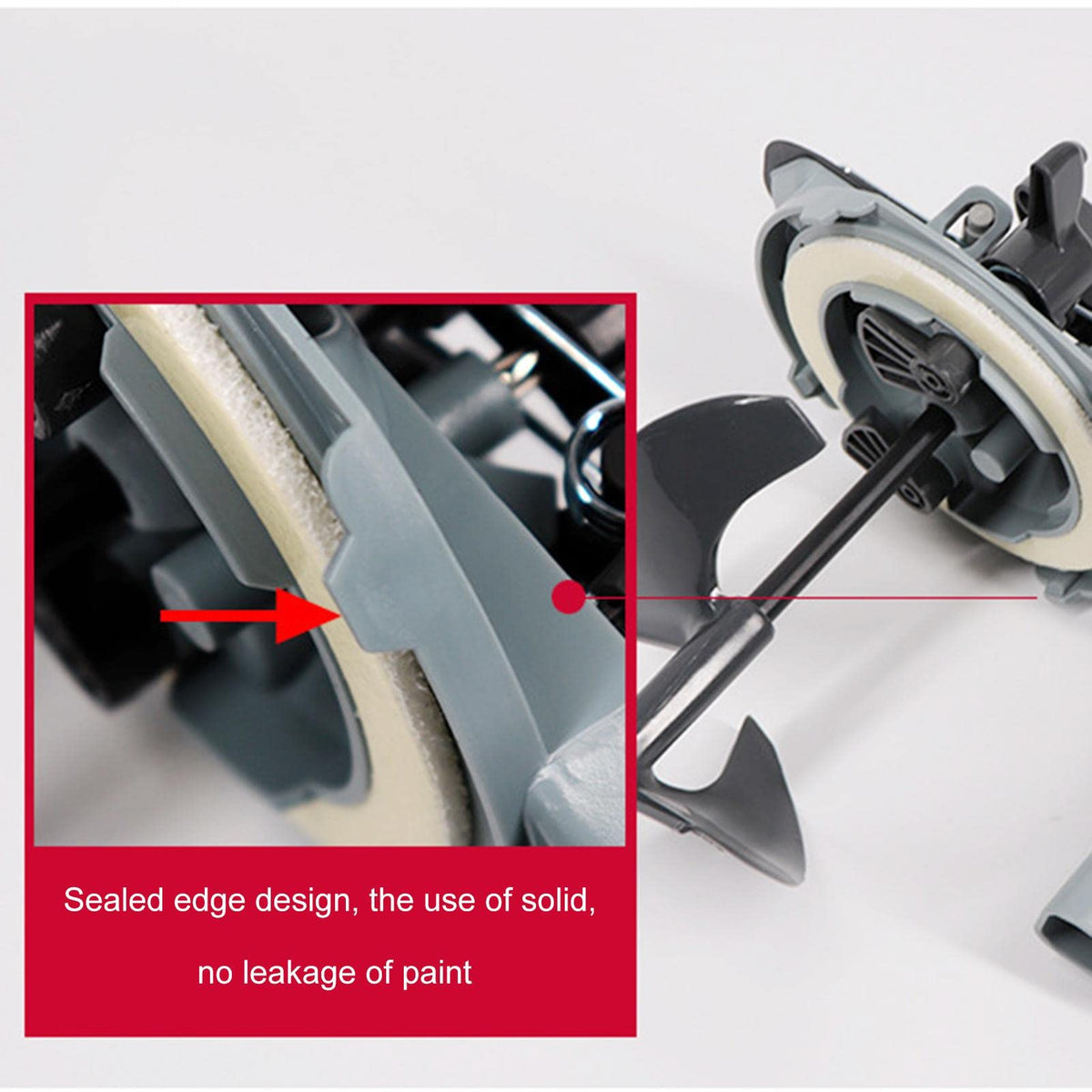Kumprohu leak-proof lid with gasket preventing leaks during mixing