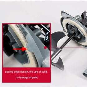 Kumprohu leak-proof lid with gasket preventing leaks during mixing