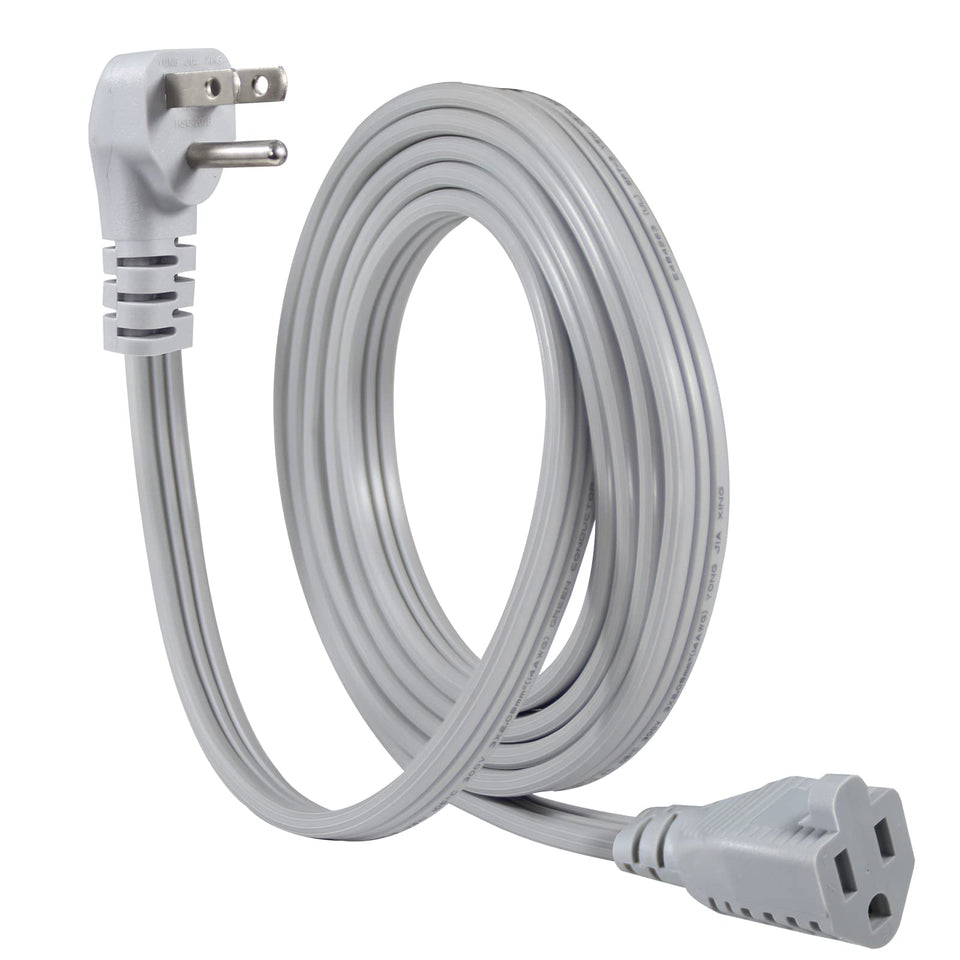 KUNCAN appliance power extension cord 9-foot enables flexible placement.