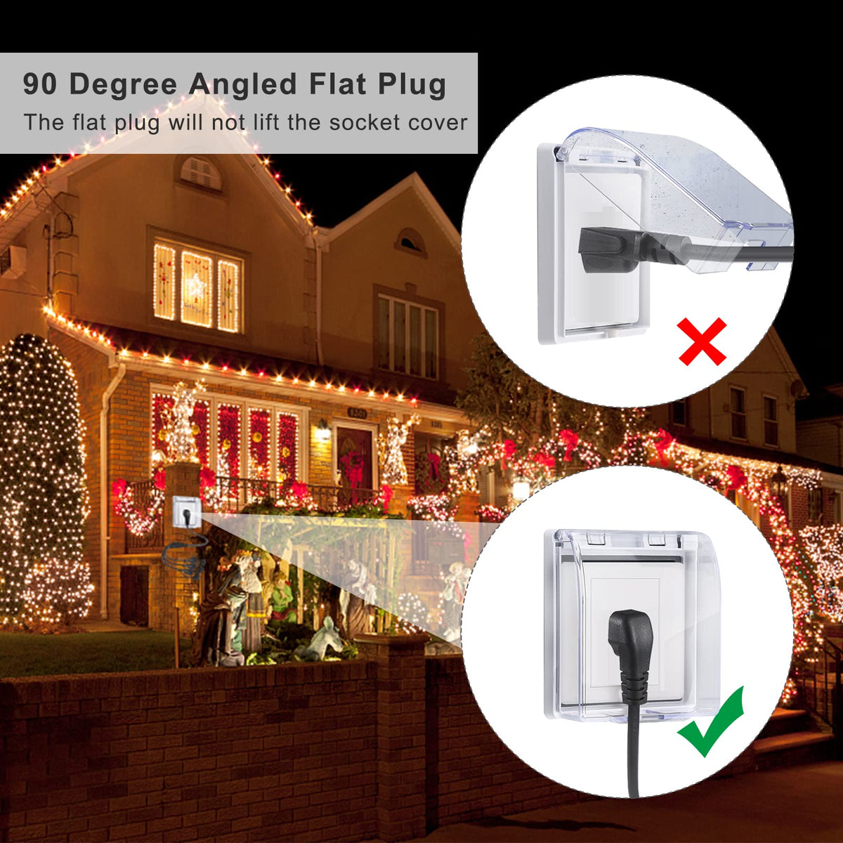 KUNCAN 2-pack for versatile replacements or staging of outdoor decor