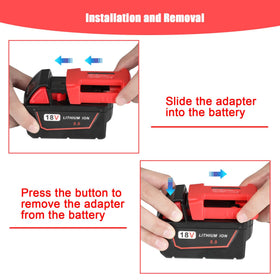 KUNLUN belt clip design keeps charger accessible on the job
