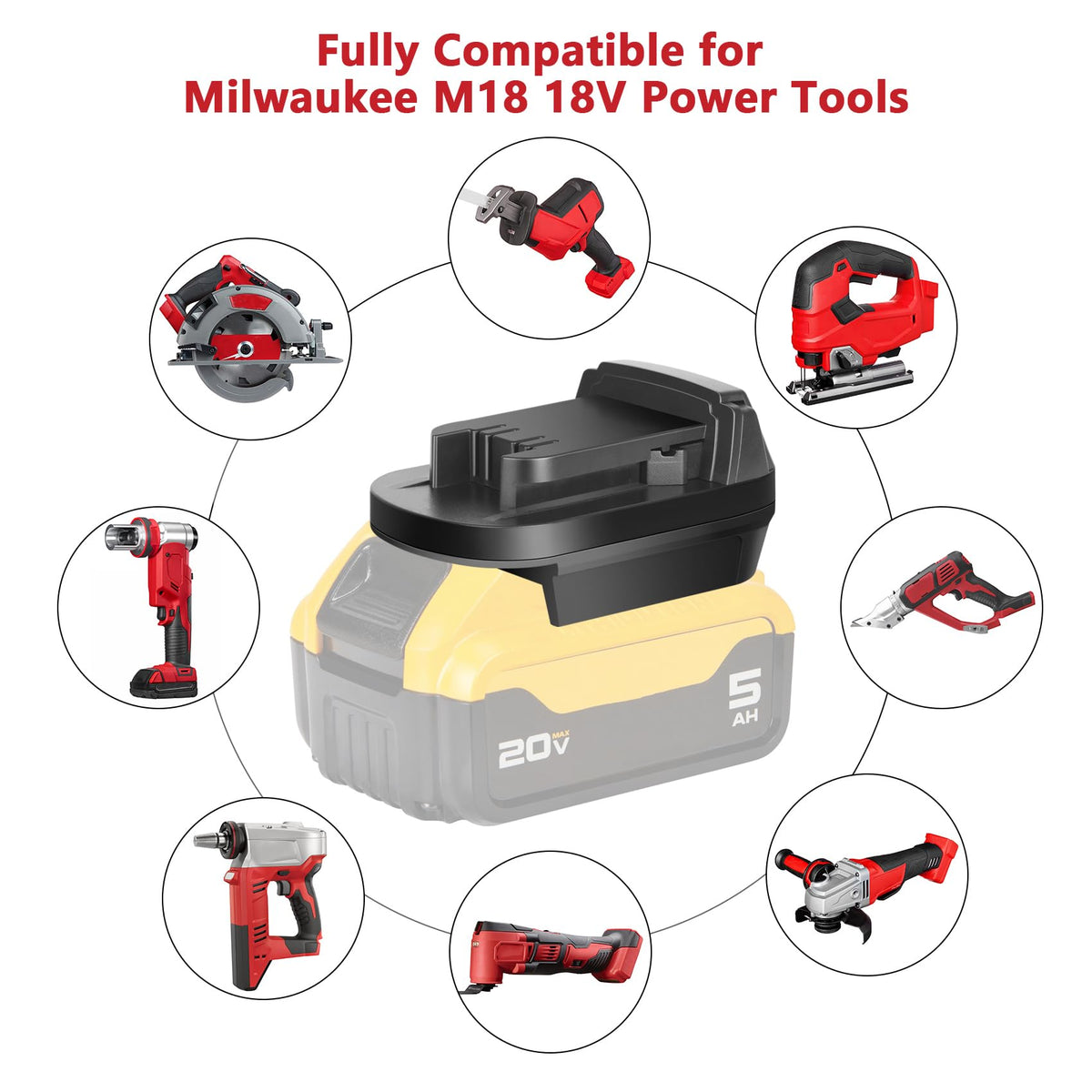 Kunlun DL18ML in toolkit setup for easy cross-brand use