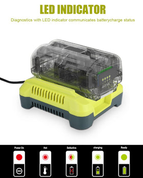 KUNLUN OP401 LED indicator shows charging status at a glance.