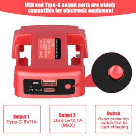 KUNLUN USB C and USB ports ready to power devices