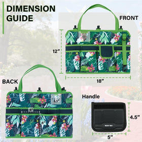 KUNN hangable design attaches securely to fences for easy storage.