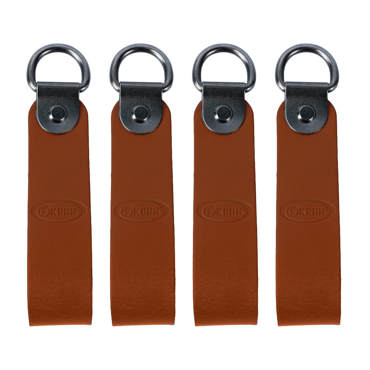 KUNN package includes four leather loops for immediate belt attachment.