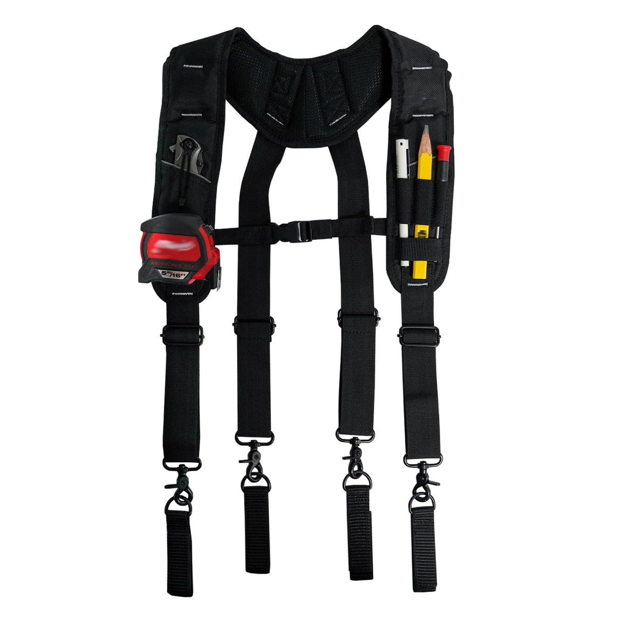 KUNN tape measure pocket and utility pocket keep essentials within reach