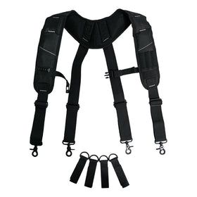 KUNN tool belt suspenders with attachment loops for secure tool access on the job