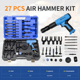 Kuntech air hammer kit handle design, ergonomic grip for comfortable use.