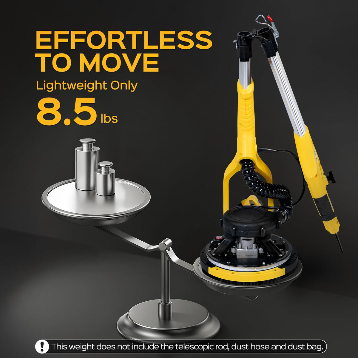 KUPERIA sander with 7-speed control for tailored finish.