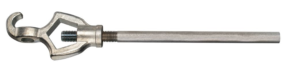 Kuriyama SWLA adjustable hydrant wrench loosens caps and opens valves for 1-1/2 to 3 inch bolt heads.