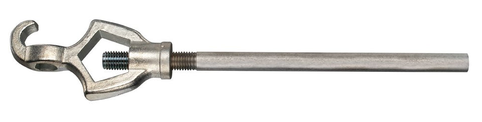 Kuriyama SWLA adjustable hydrant wrench loosens caps and opens valves for 1-1/2 to 3 inch bolt heads.