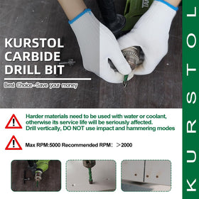 KURSTOL spiral-groove drill bit aids chip discharge for clean holes