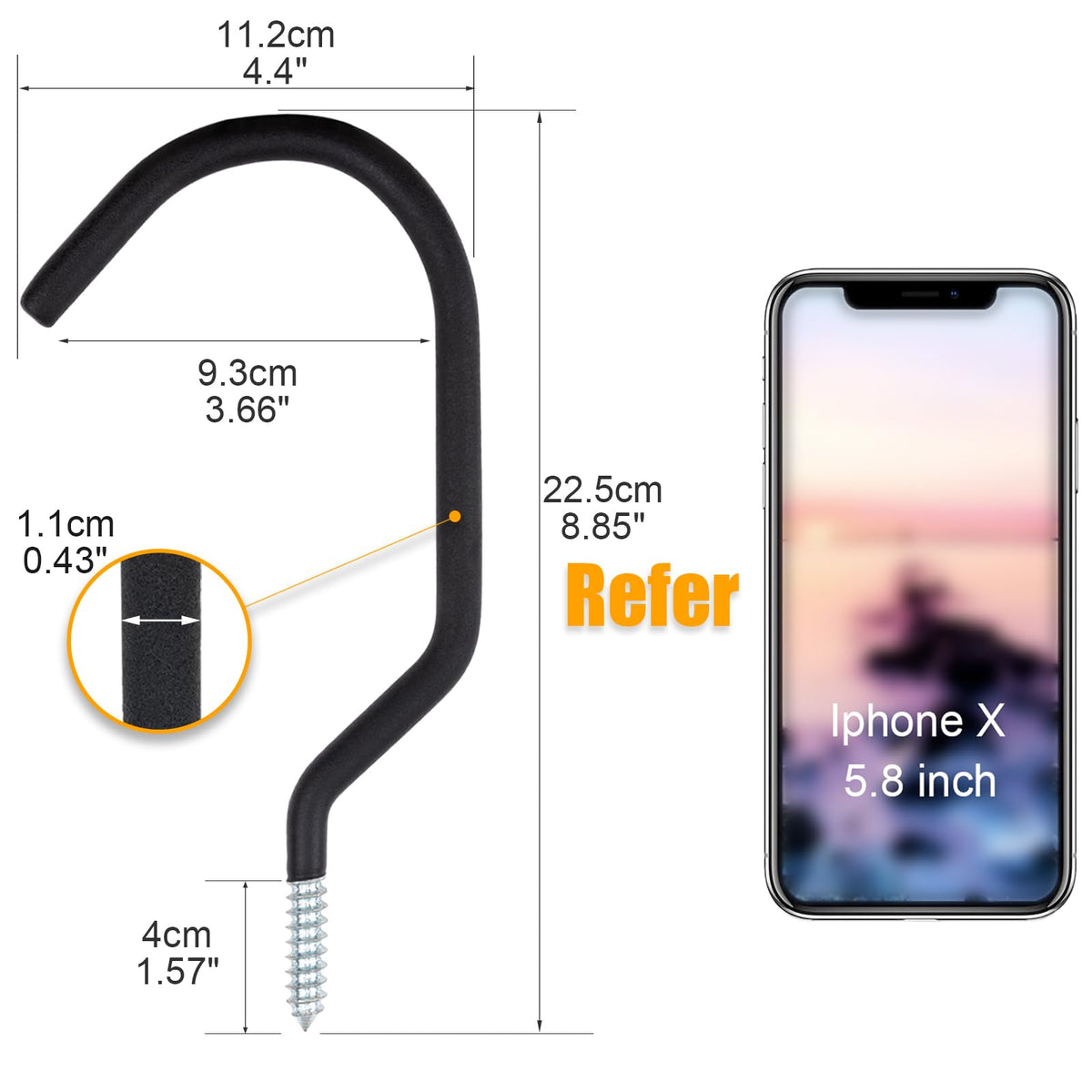 KURUI bicycle-hanger-wall-mount keeps bikes off the floor and tidy