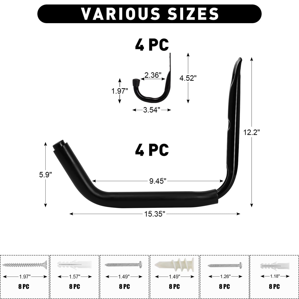 KURUI carbon steel hook with rust-resistant coating for durability