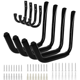 KURUI heavy-duty garage hooks on wall mount holding bulky items