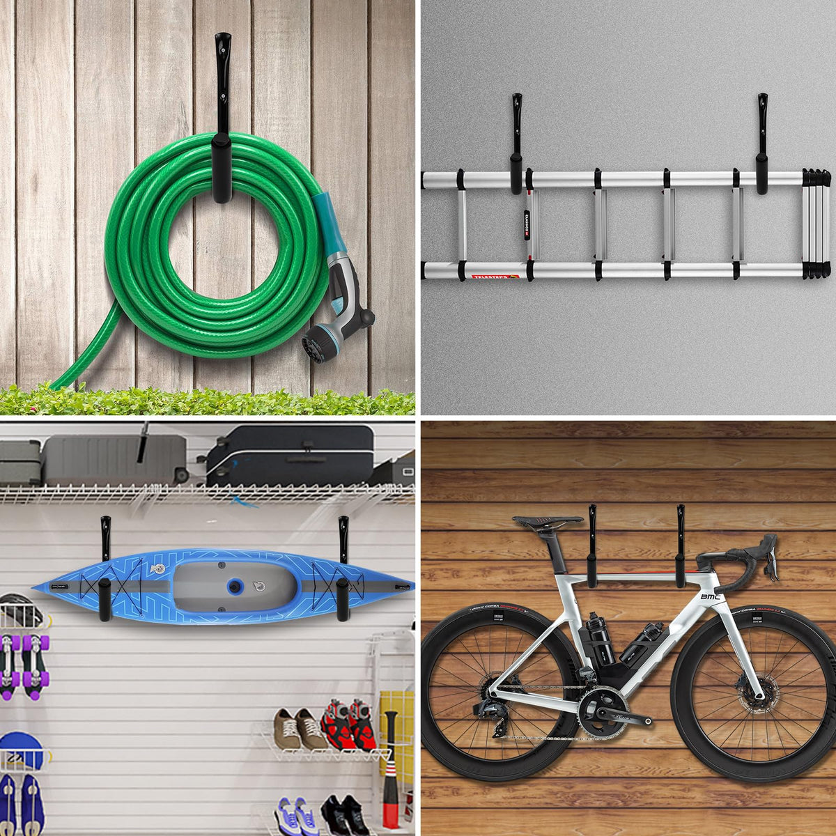KURUI hose and garden tools organized for tidy outdoor spaces