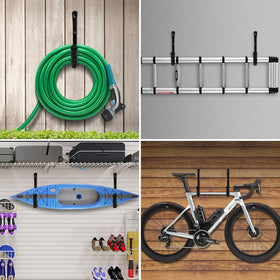 KURUI hose and garden tools organized for tidy outdoor spaces