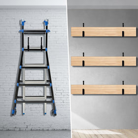 KURUI wall anchors and wood screws included for quick installation.