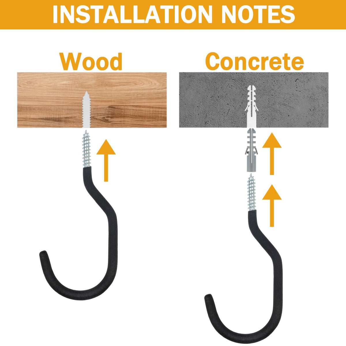 KURUI PVC-coated hook surface prevents scratches on bikes during contact