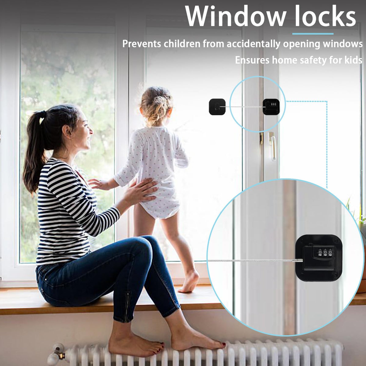 Kusaiooi fridge lock easy access enables quick entry for caregivers.