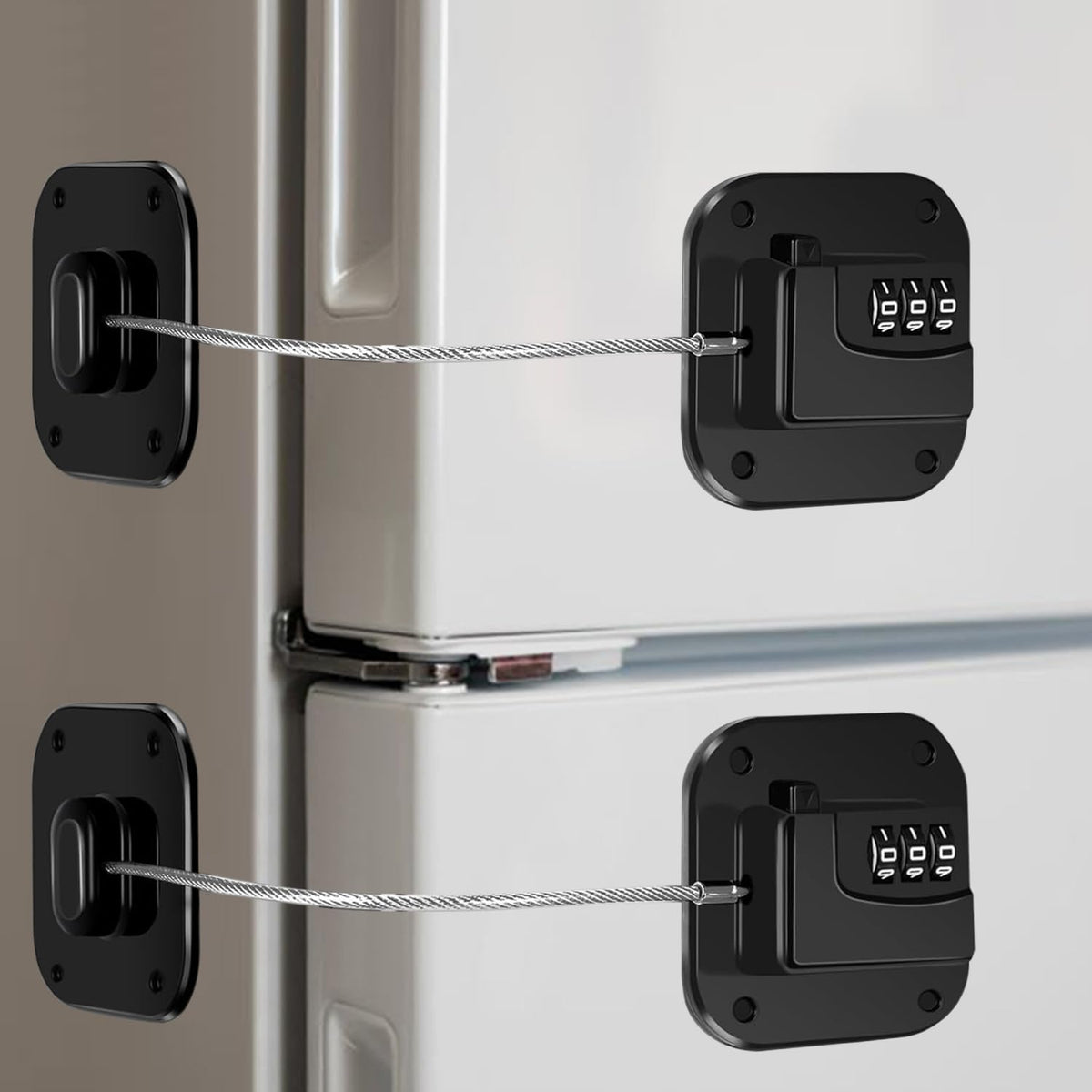 Kusaiooi fridge lock quick install demonstrates tool-free setup for fast childproofing.