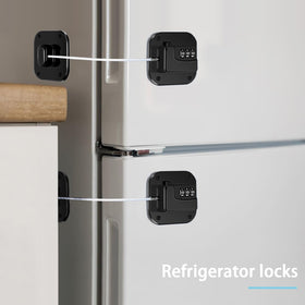 Kusaiooi fridge lock signature design blends with modern kitchens while keeping curious toddlers safe.