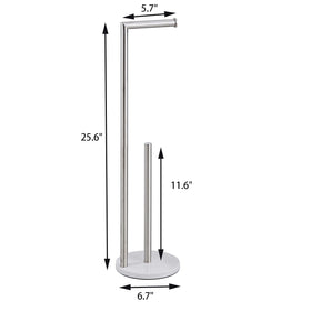 KUUBTH marble holder stand with heavy base provides stable placement.