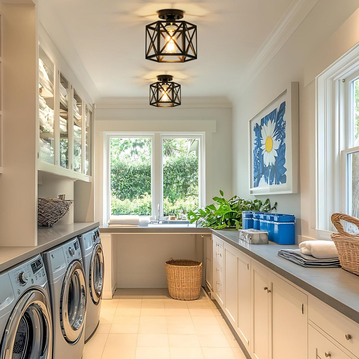 KUZIEG dimmable fixture allows adjustable brightness with a compatible dimmer.