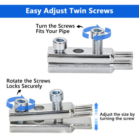 KUZIUA wear-resistant alloy steel construction provides durable performance for tough plumbing tasks.