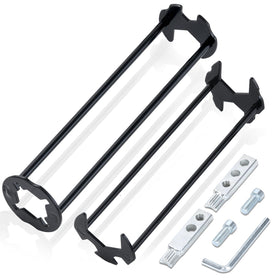 KUZIUA basin wrench set with seven sizes for versatile faucet maintenance in tight spaces.