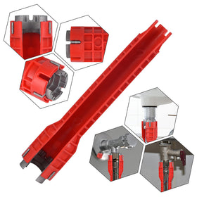 KUZIUA extra-long spanner reach helps access hard-to-reach faucet nuts during installs.