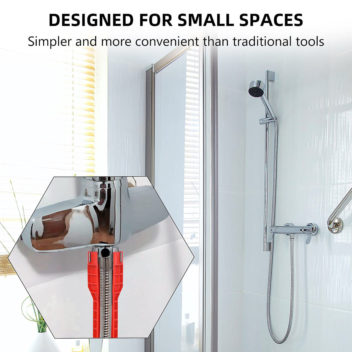 KUZIUA package includes screws and T-shaped stripping attachment for easy setup.