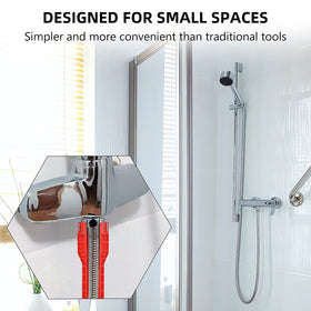 KUZIUA package includes screws and T-shaped stripping attachment for easy setup.