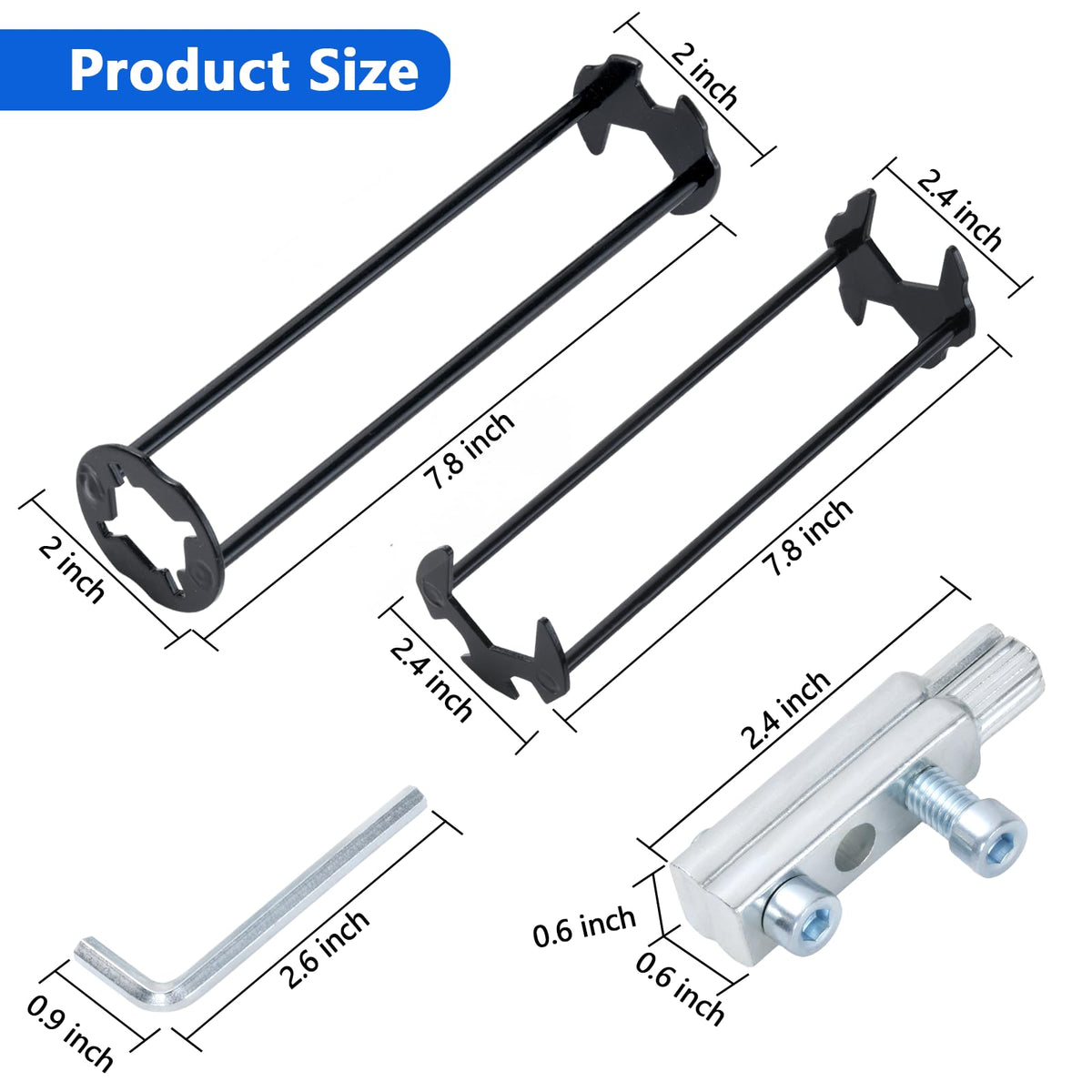KUZIUA portable plumbing tool set is ideal for on-site professional or DIY repairs.